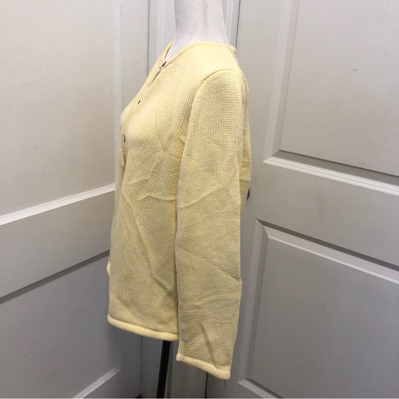 Ll Bean ladies knitted cardigan size large - Picture 3 of 5